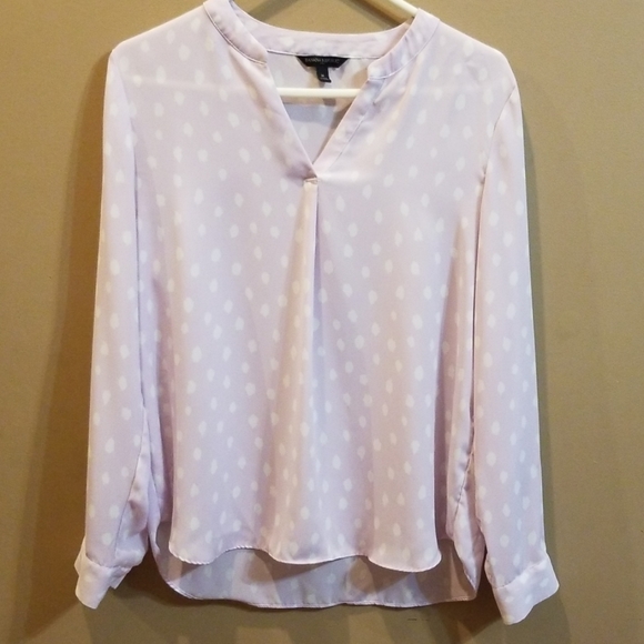 Banana Republic Tops - Banana Republic purple and white  blouse